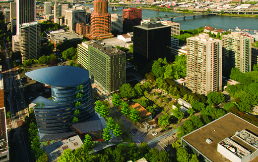 Rendering from The Oregon Sustainability Center (OSC) Project