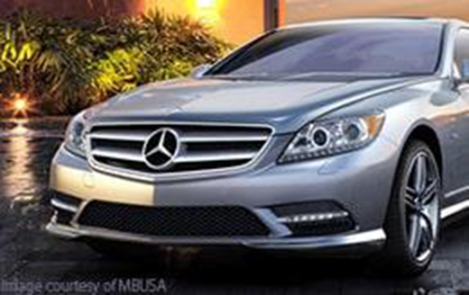 Silver Mercedes-Benz Parked in a driveway