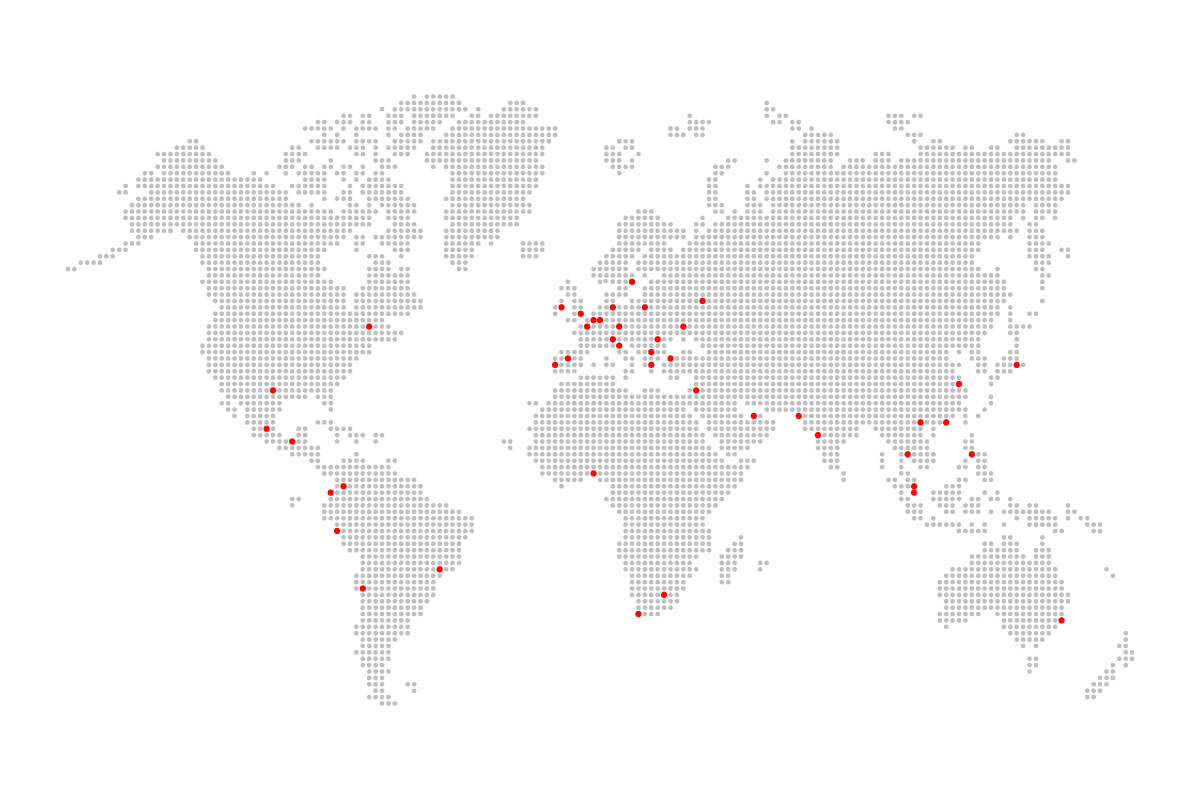 International Resellers Map